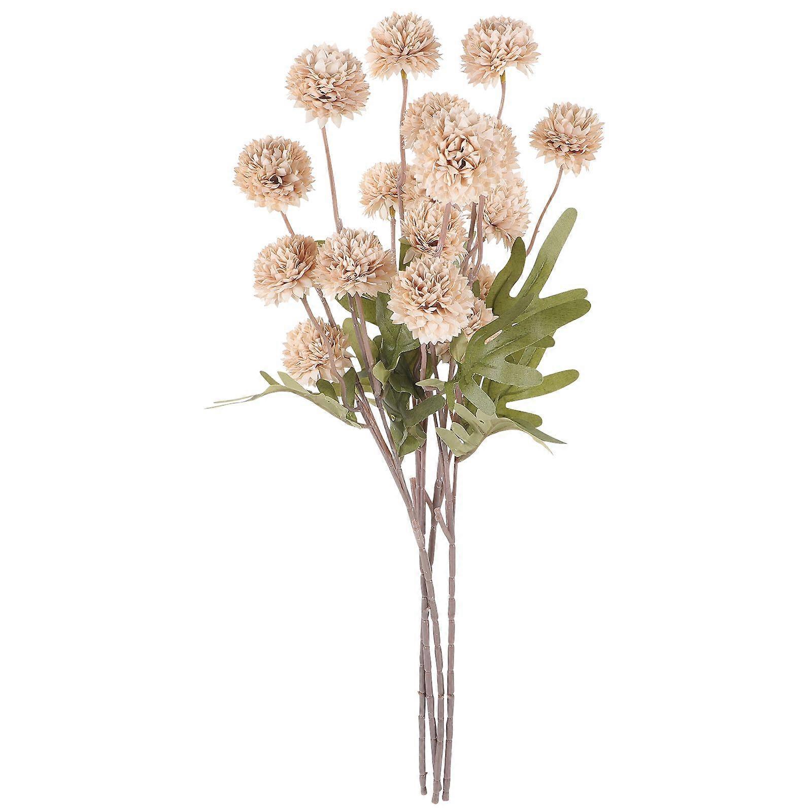 4Pcs Artificial Dandelion Lifelike Dandelion Artificial Flower Adornments Fake Dandelions Photo Props