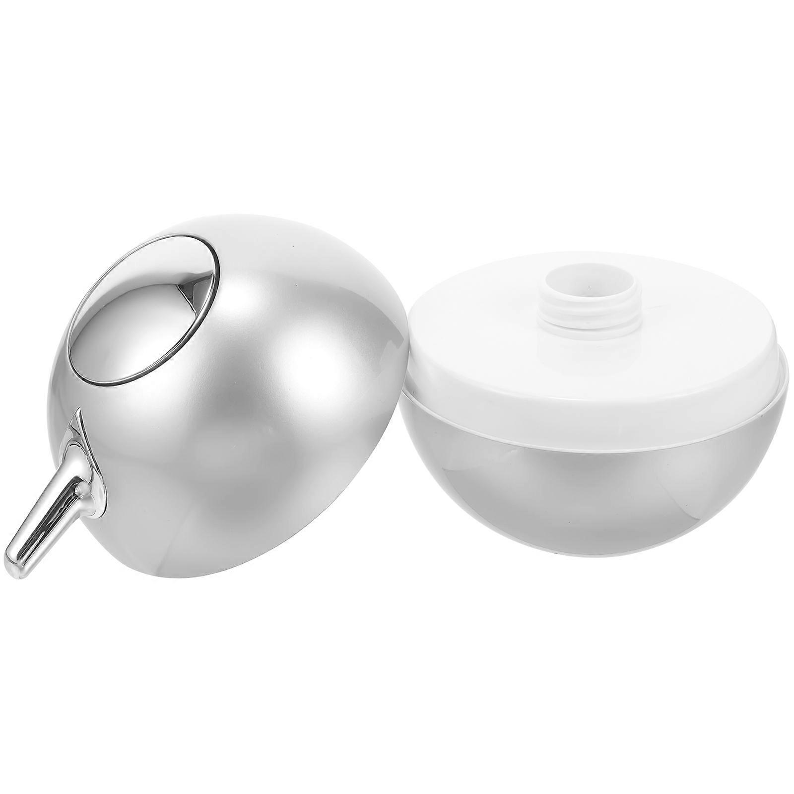 Hand Wash Refill Spherical Hand Bottle Silver Hotel Use 380ml Lotion Dispensing Bottle Non-Toxic 1Pack