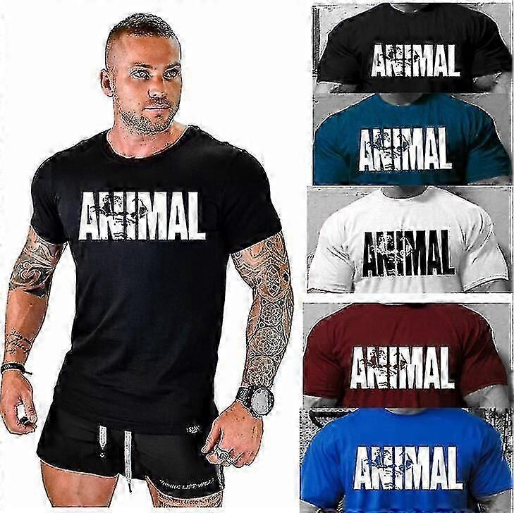 Ca Gymtier Animal - تي شيرت كمال أجسام رجالي - تدريب الصالة الرياضية أعلى أزياء تجريب القمصان قميص محب