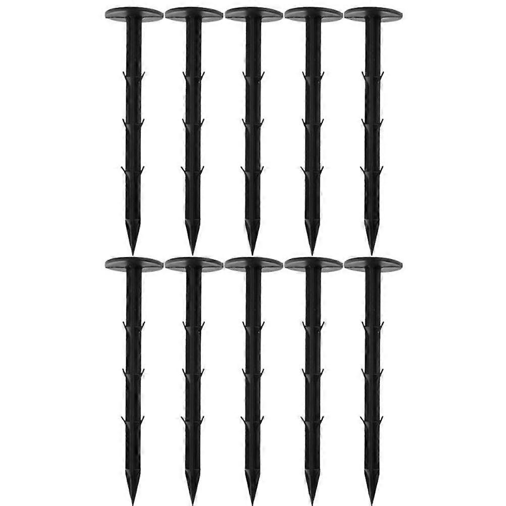 Yard Stakes PP Material Square Shape Windproof Anchor for Outdoor Adventure 10Pcs
