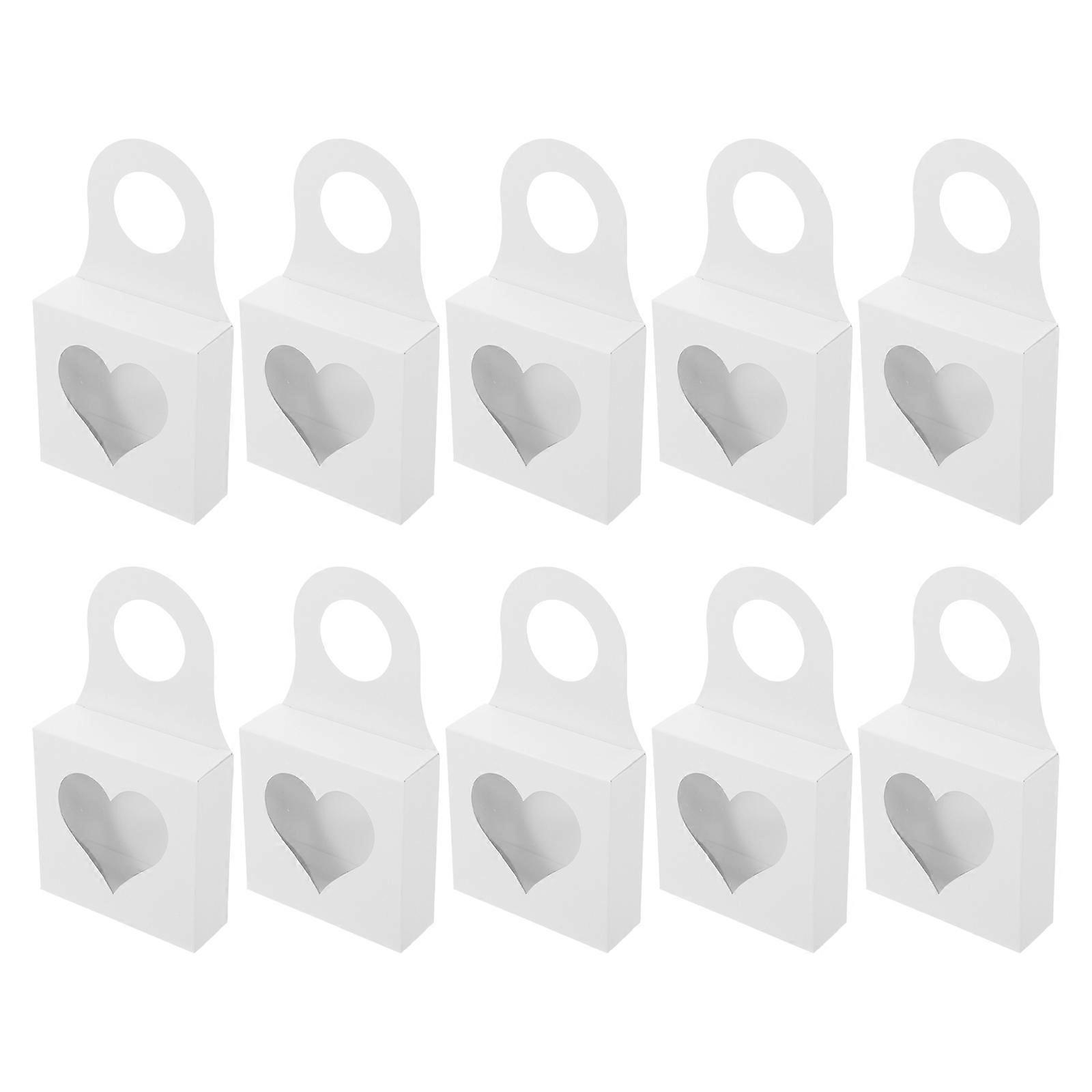 ボトルハンギングボックスエレガントな外部収納パーティーホワイト9.00X9.00X3.00CM 25個