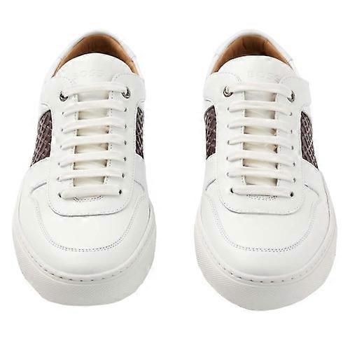 Boss Mens Mirage Leather Tennis Trainers