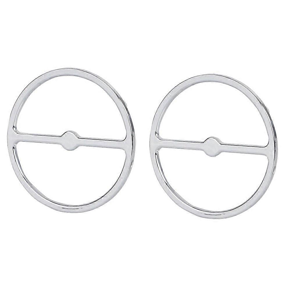 Chrome Front Speaker Grill Trim Cover for Harley Electra Street Glide FLHT FLHX