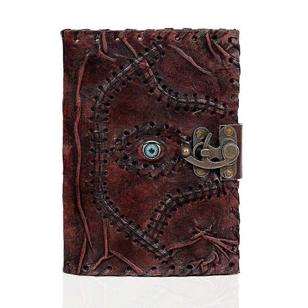 Hocus Pocus Βιβλίο των ξορκιών Κακό μάτι Δερμάτινο ημερολόγιο Σημειωματάριο Leather Journal