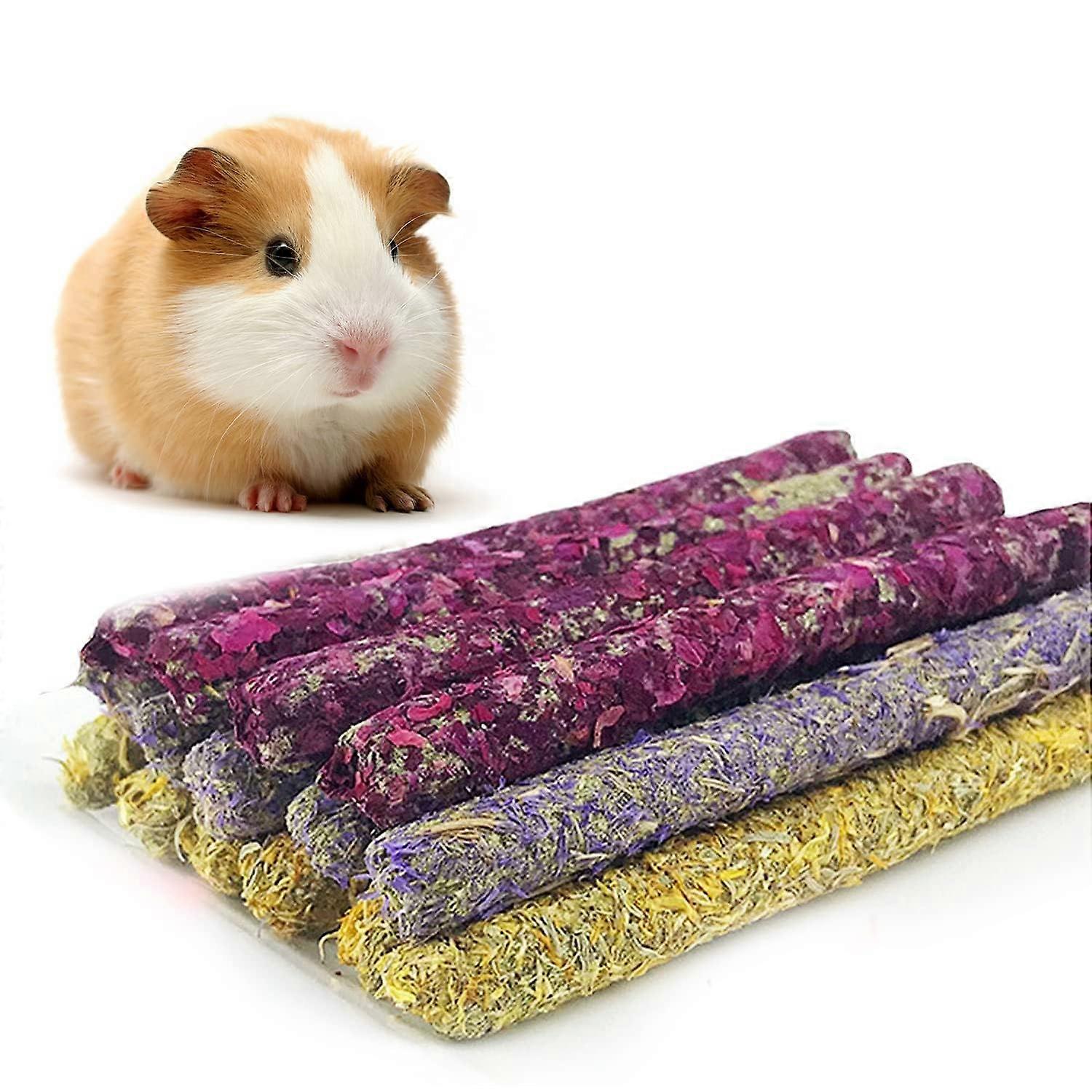 Chew Toy Rabbit, Timothy Sticks with Natural Floral Flavour, Snacks, 100% Handmade, The Addition for Small Animals