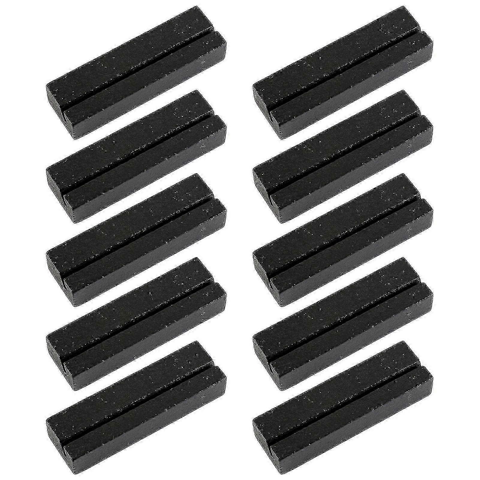 10pcs/set Wooden Card Holder Smooth Surface Vintage Style Wedding Party Stand For Home
