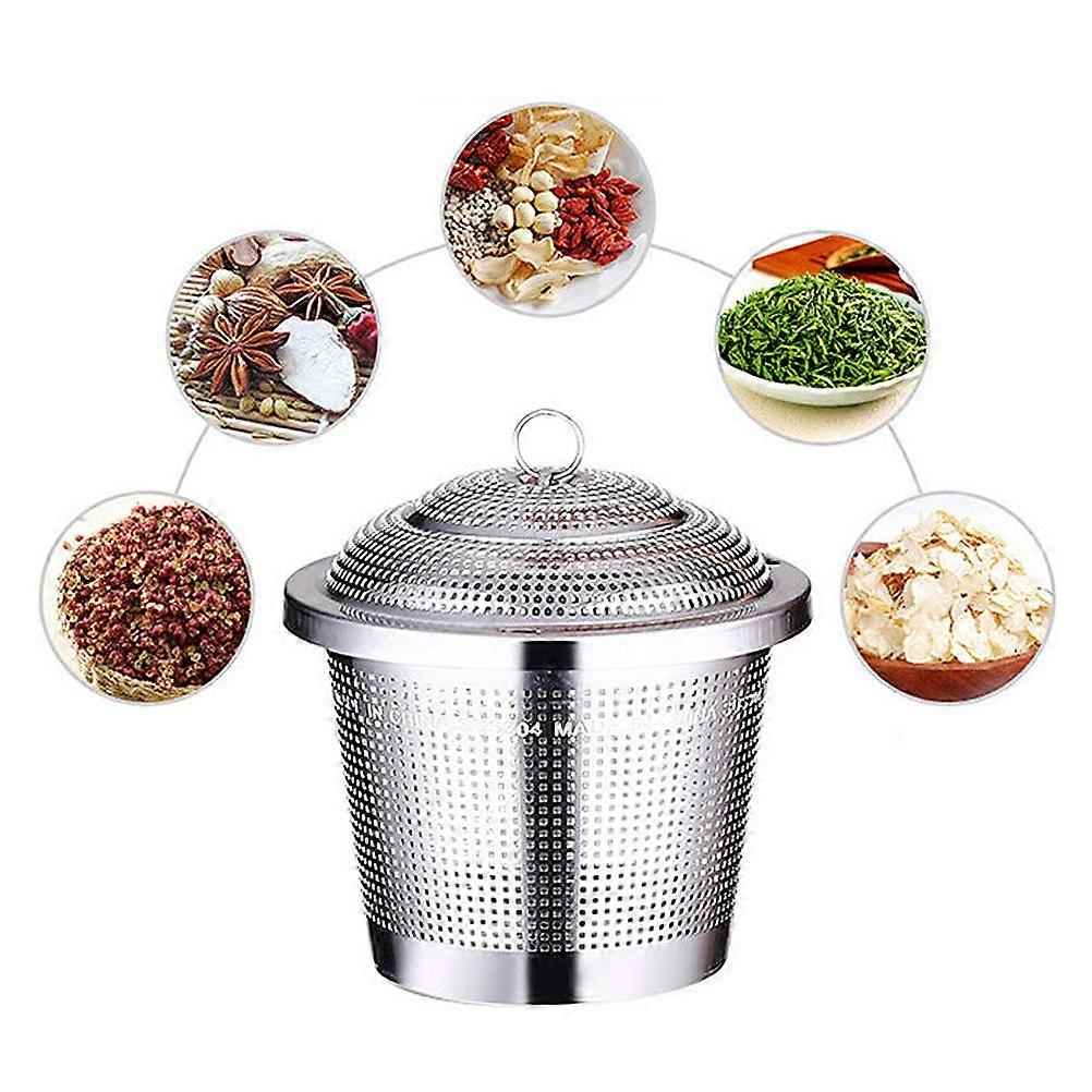 Stainless Steel Spice Ball Filter Infuser with Clip for Loose Leaf Tea & Spices – Reusable, Portable Design for Home & Travel