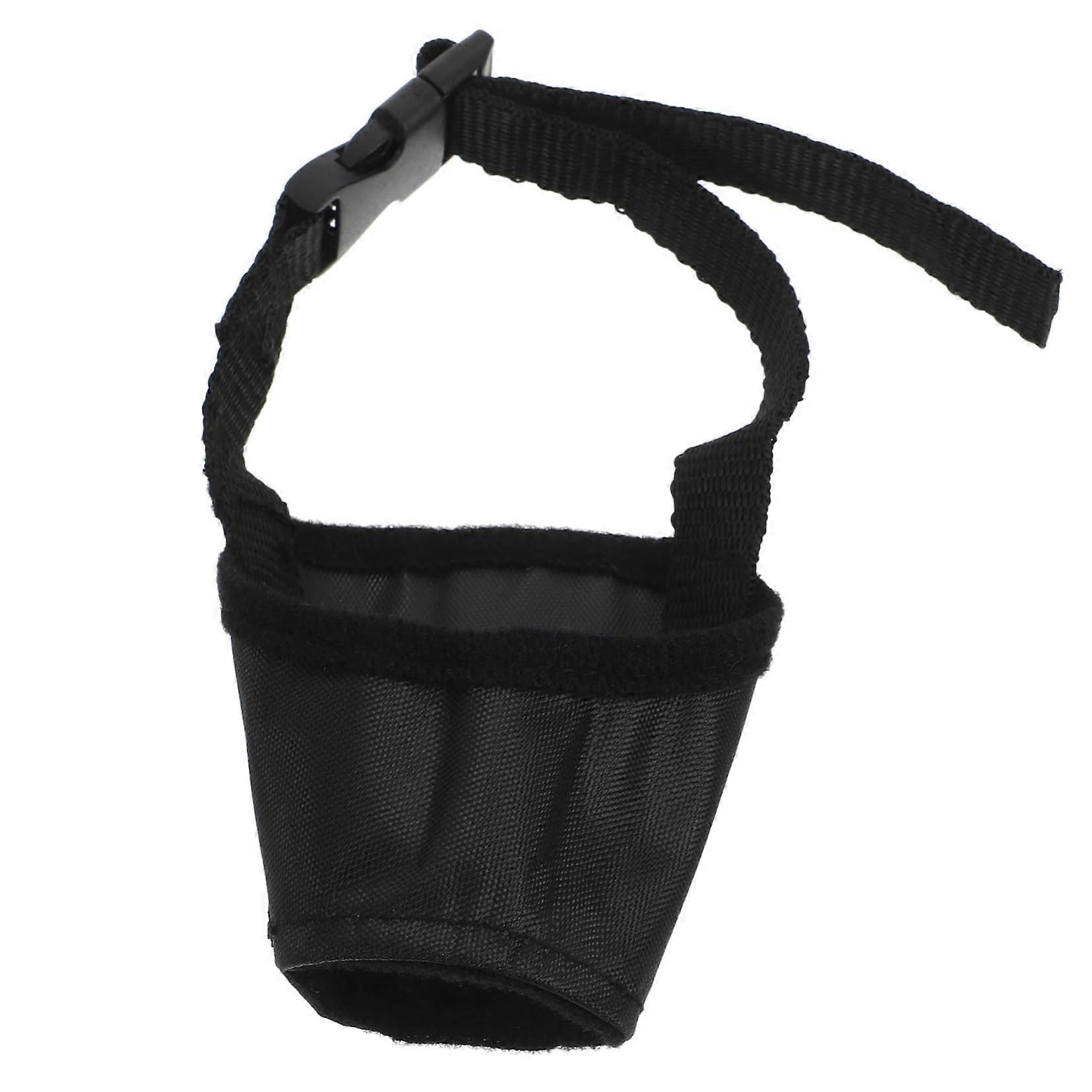 Adjustable Breathable Muzzle for Small Dogs, Safe Design for Chihuahua, Shih Tzu, Bulldog, Prevents Biting and Eating, Durable Accessory