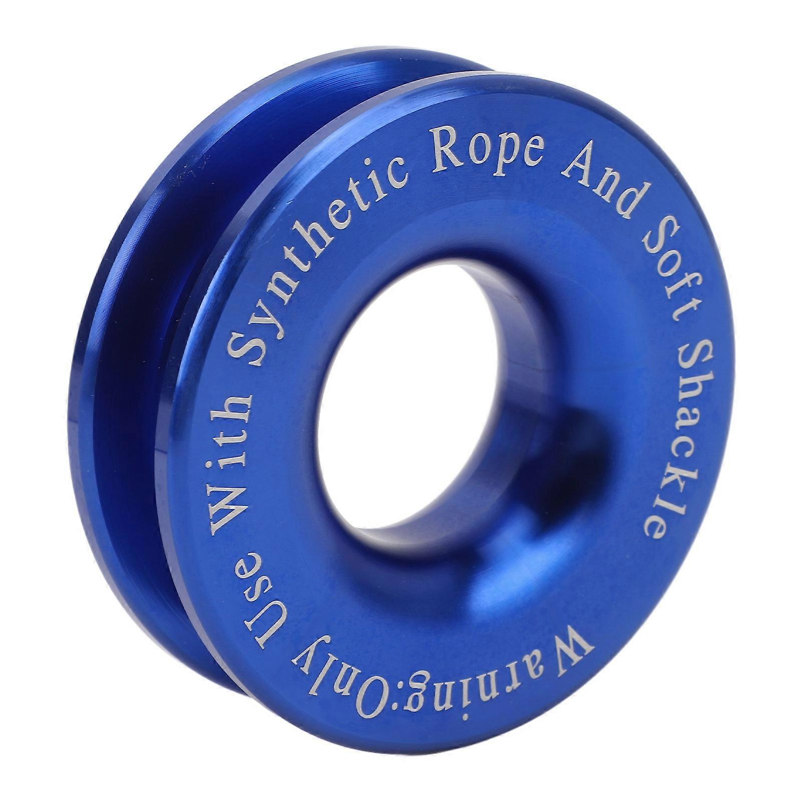 Winch Snatch Recovery Ring Aluminum Alloy 17637lbs Winch Snatch Block Pulley Towing Ring for ATV UTV SUV Truck