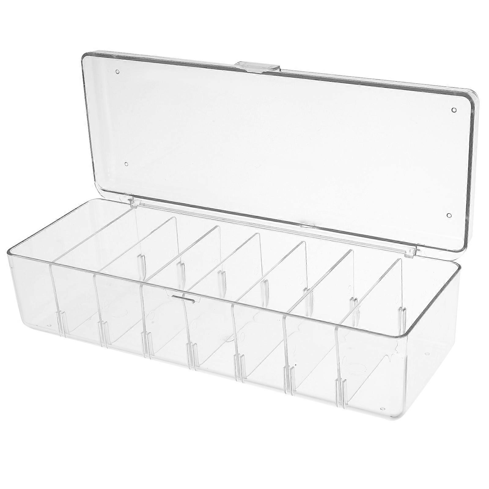 Cable Organizer Case Power Cord Organizer Transparent Color for General Users 1Set