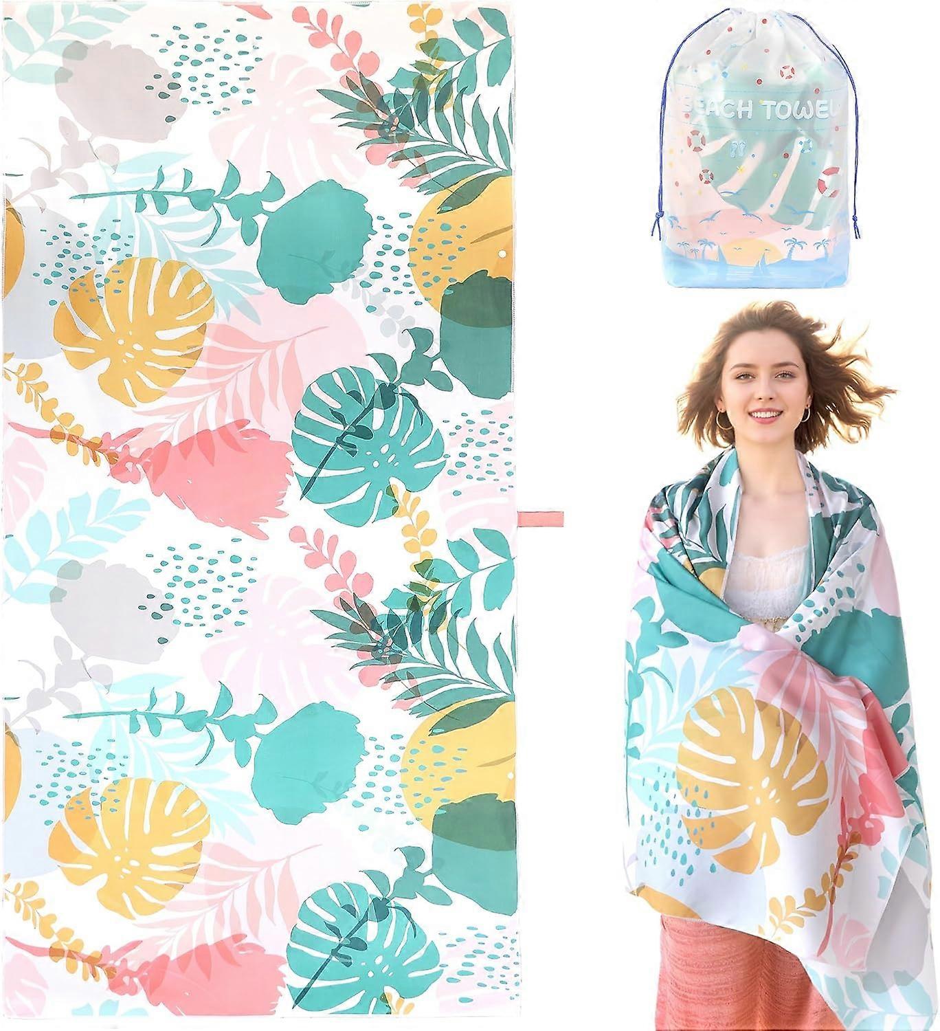 Beach Towel Microfiber Beach Towel Anti-Sand Quick Drying