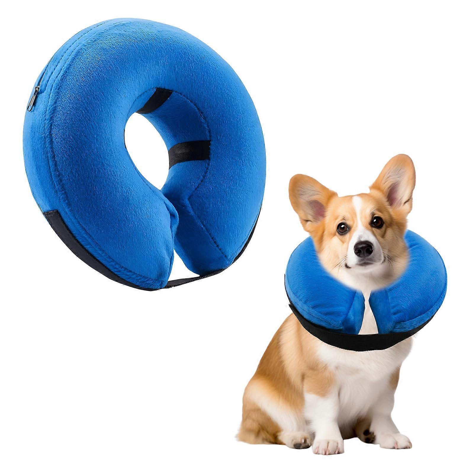 Inflatable Dog Collar, Protective Collar with Quick Release, Adjustable Fit