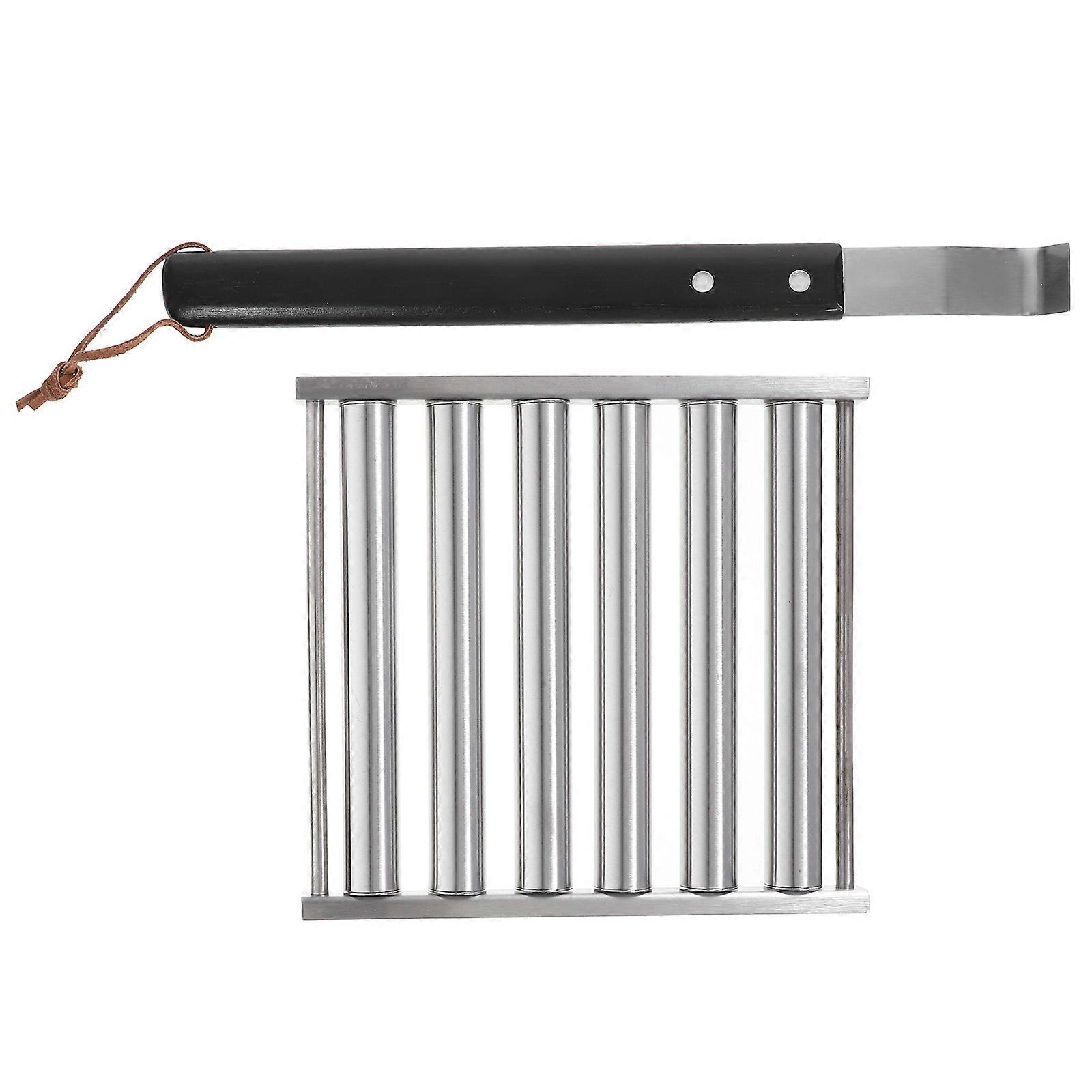 Grill Rack Sausage Roller Even Heating For Family Barbecue Accessory 1Set