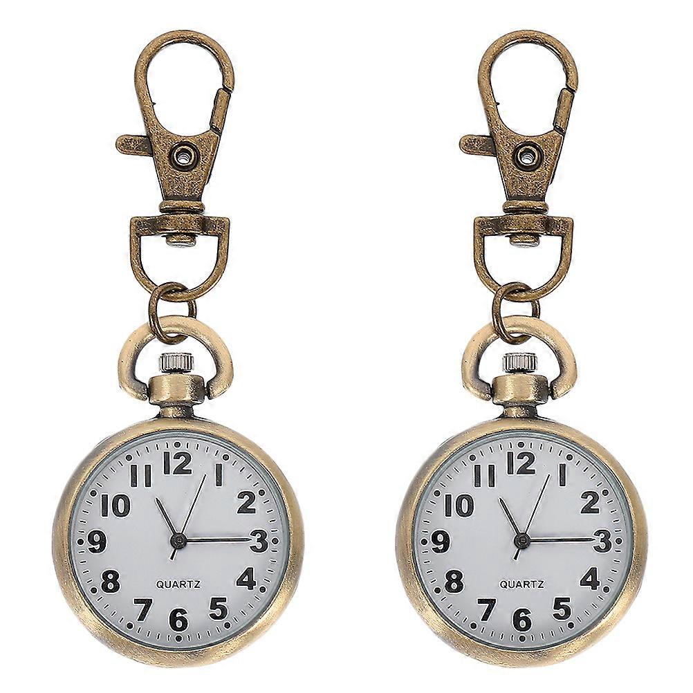 Nurse Pocket Watch Keychain – Creative Key Buckle Design, Easy Viewing Dial, Durable & Portable Fob Watch for Nurses, Students