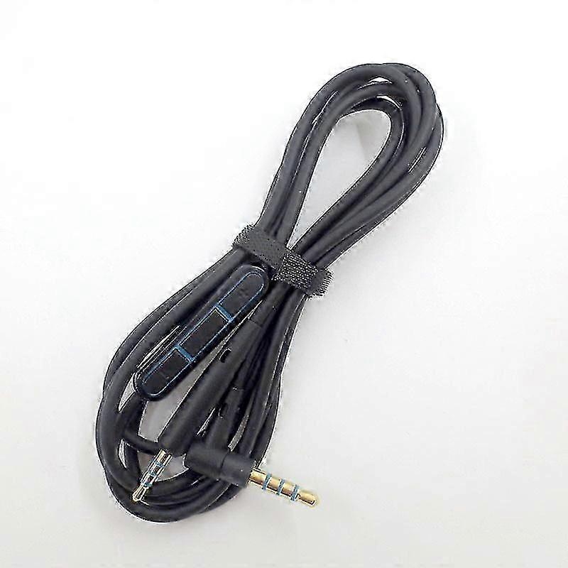 Replacement audio cable for BOSE QC25 with mic - Blue/Black