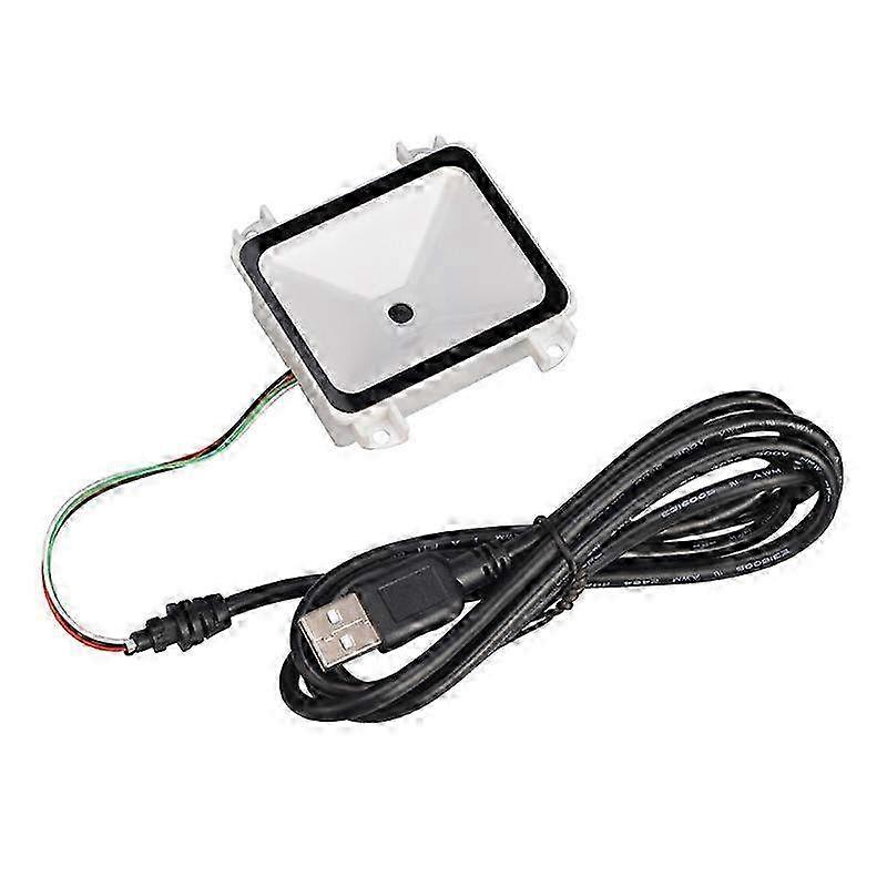 USB QR strekkodeleser med 2D-skanner for innebygde systemer, RS232 & TTL-grensesnitt, kompakt fast installasjon for kiosker