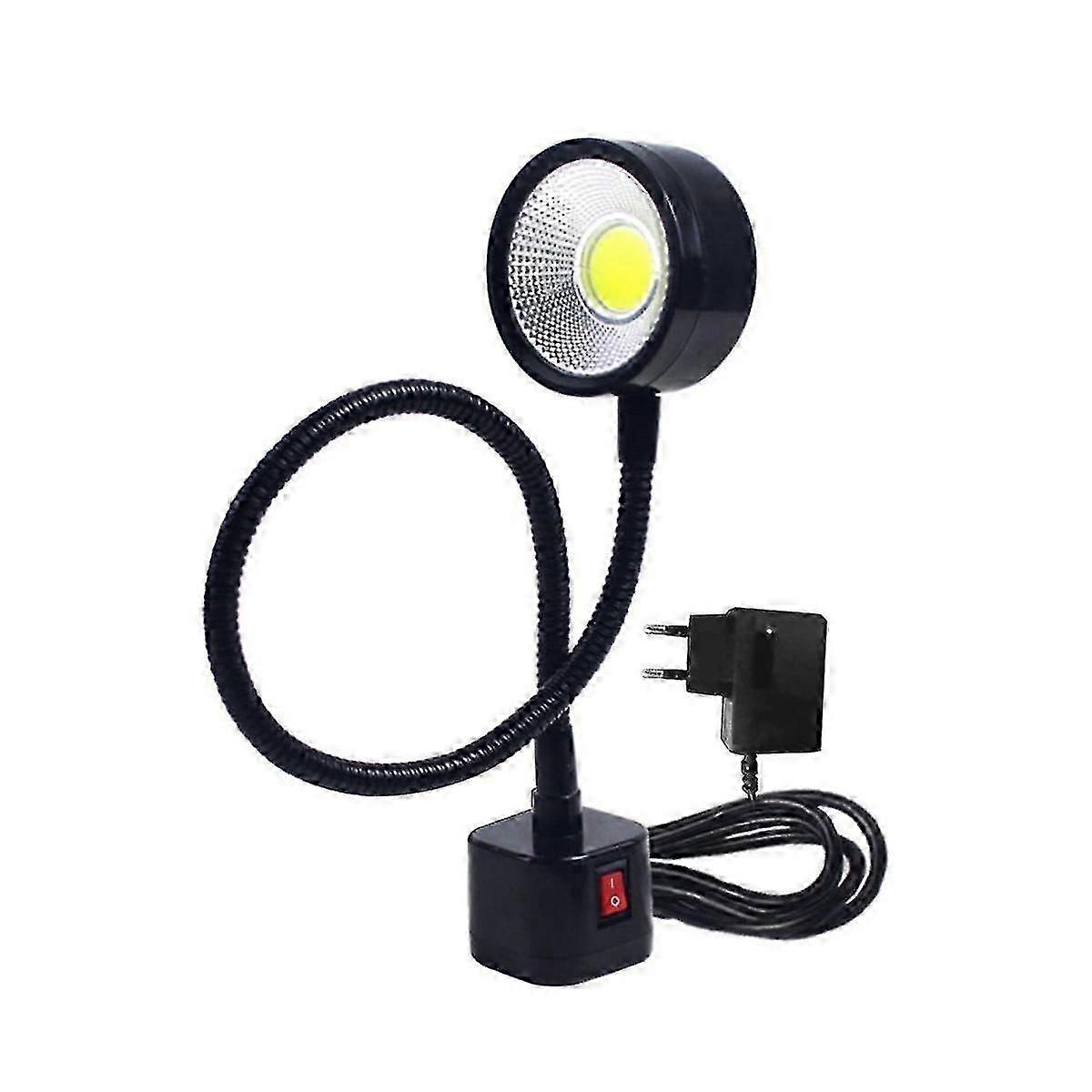 Compatible for LED Work Light Magnetic Base Flexible Gooseneck Lamp 220V 5W for Lathe Milling Drill Press Industri 2024 Walkbee 8370 B