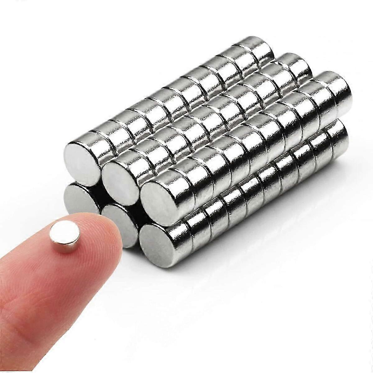60pcs Small Round Magnets for Fridge & Office - Durable Cylindrical Whiteboard Magnets, High-Strength Micro Magnets for Everyday Use