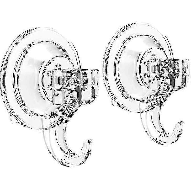 4pcs Suction Cup Hook Wall Glass Hook Kitchen Bathroom Hook Practical Hook