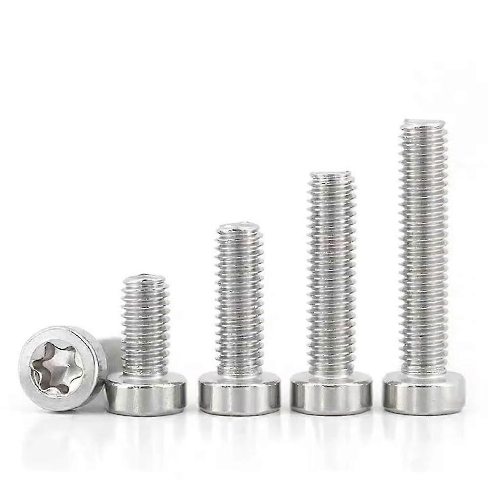 304 Stainless Steel Hex Socket Screw, Low Profile, Thin Design, M5 Size, 25mm Length, Pack of 10 Pieces