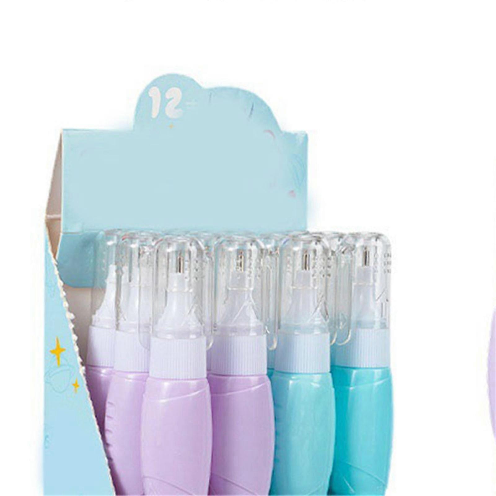 8ml Correction Fluid Cute Cartoon Quick Dry High Efficient Long Lasting Safe Correction Fluid Pen for Students