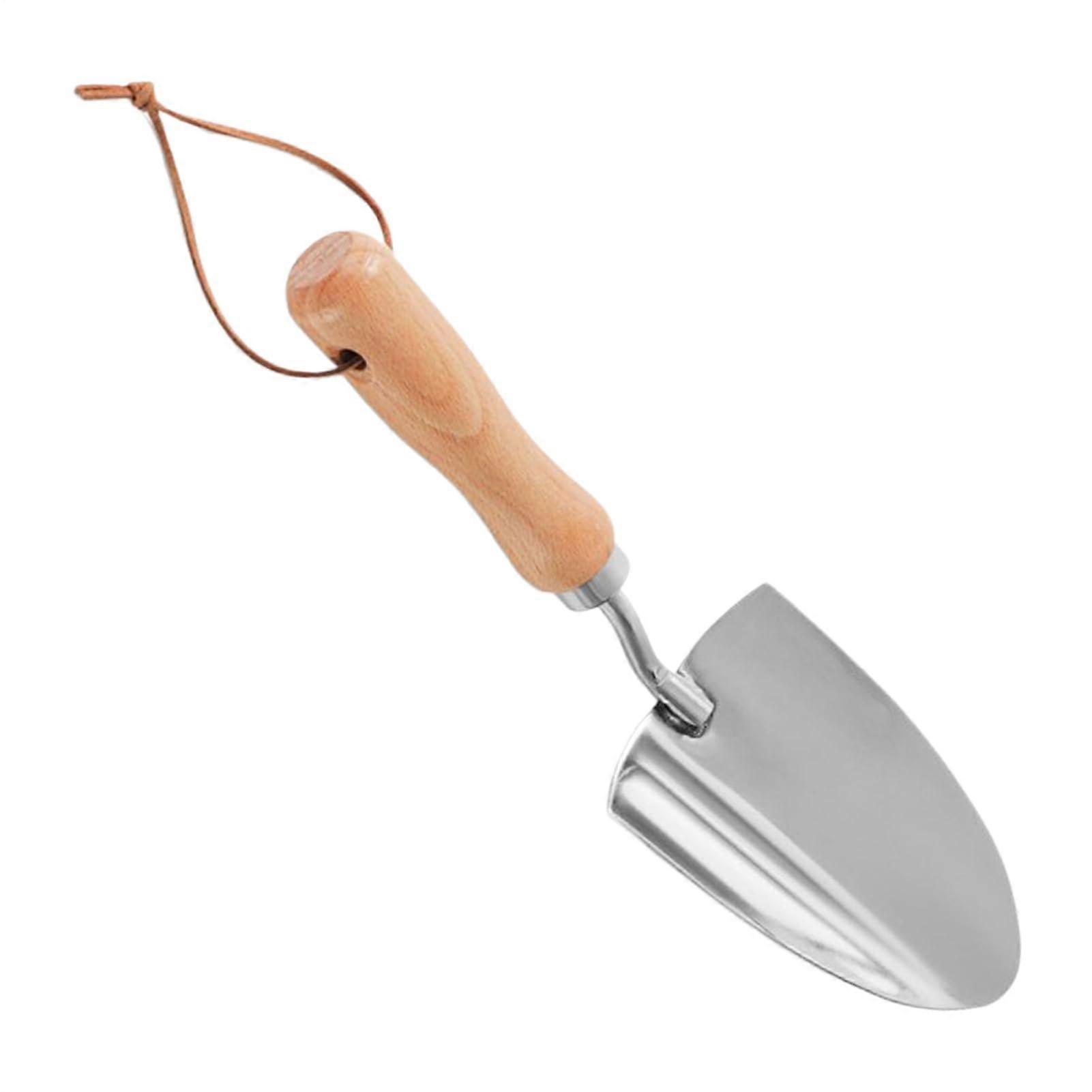 Garden Shovel - Stainless Steel Plant Trowel for Outdoor Use, Durable Tool for Seniors, Beginners, and Professionals