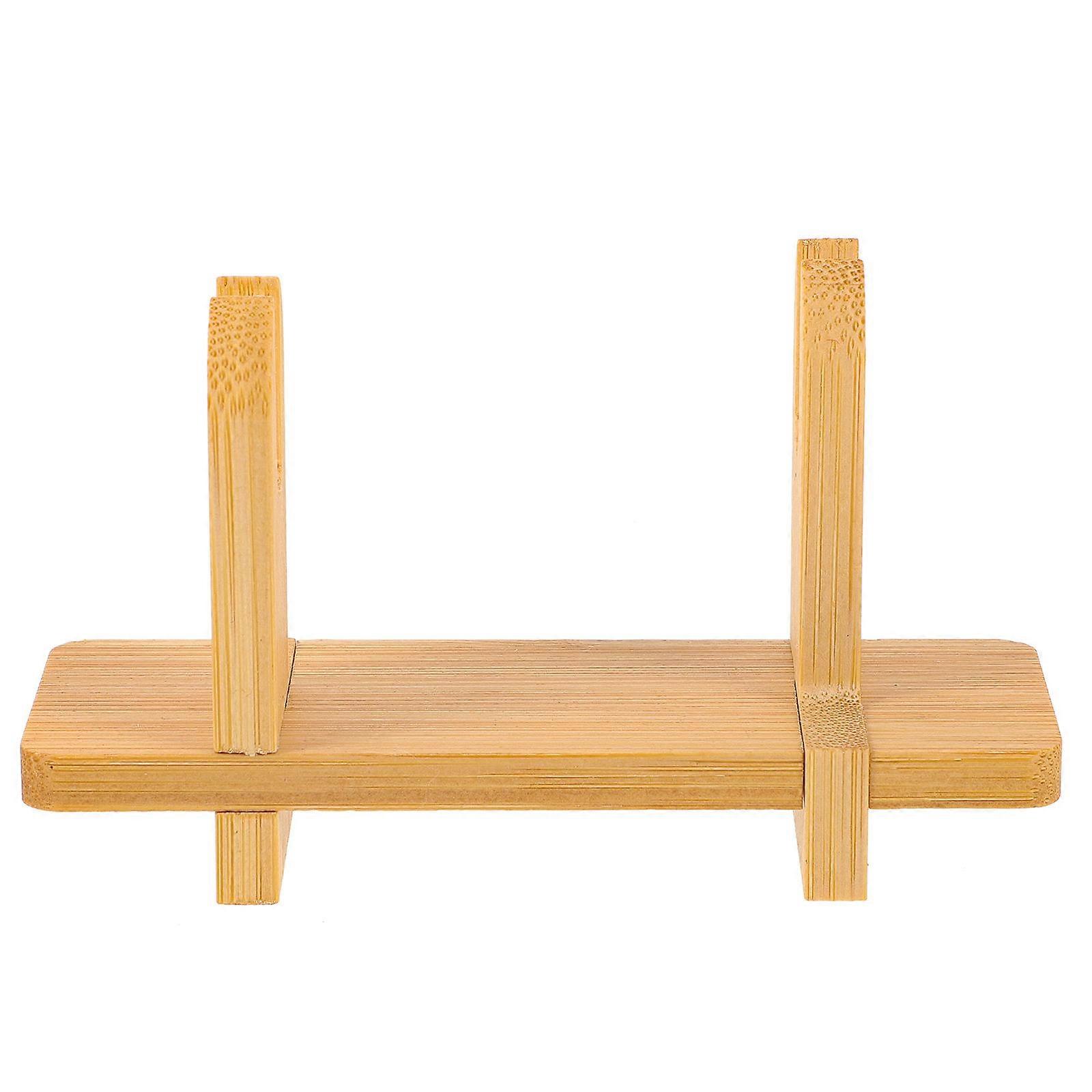 Bamboo Kitchen Cutter Holder for and Tools Simple Beige Organizer for Kitchen Storage Rack