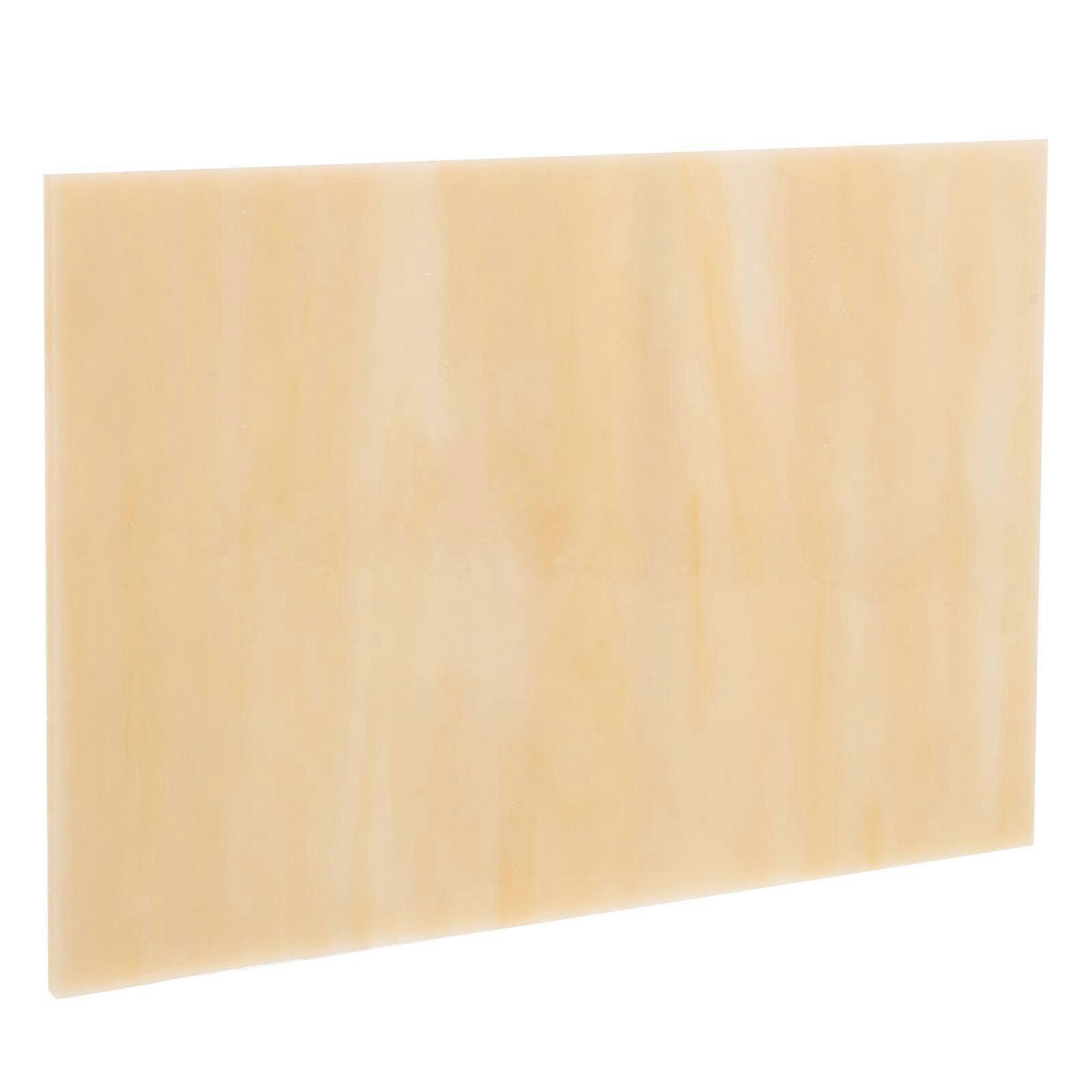 Colored Mosaic Glass Sheet for DIY Crafts Material Smooth Surface Beige 1 Sheet