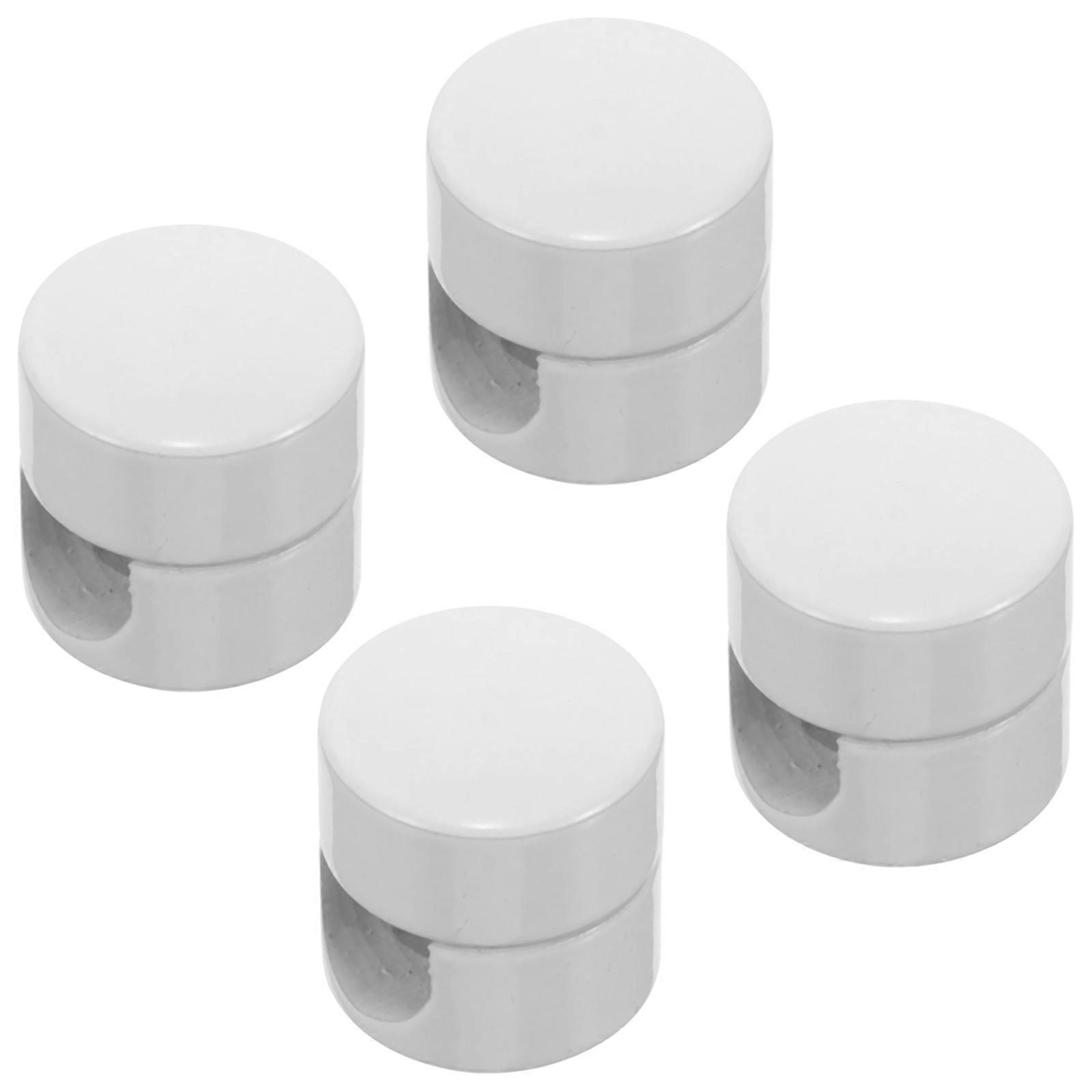 Secure Lighting Fixtures Cord Grip Connector With Retro Design For Cafe Settings 4Pcs White Durable And Anti-Rust