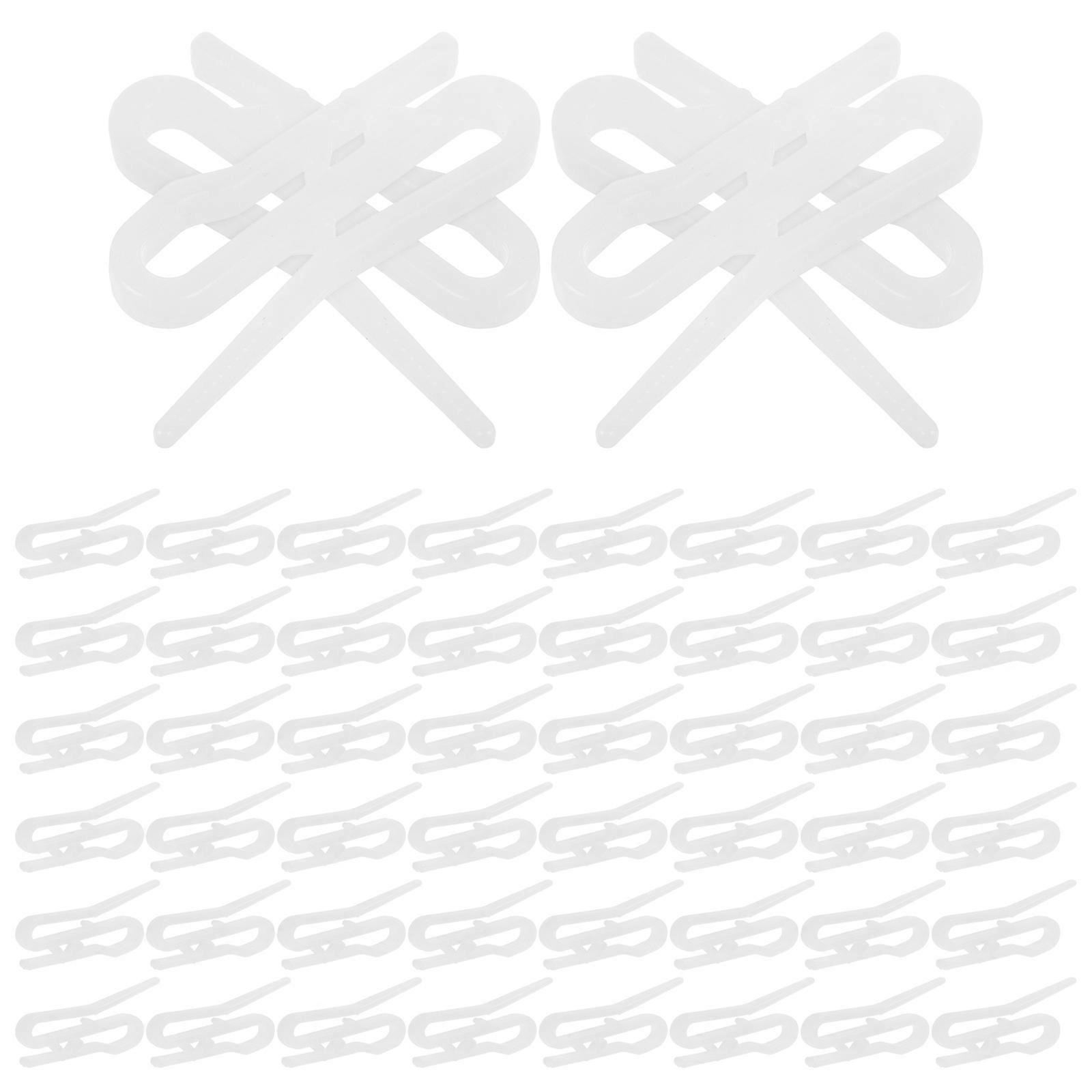 100pcs Curtain Hooks for Cars Buses, Universal Drapery Pin Hooks for Quick Installation and Easy Setup, Fits Window and Shower Curtains