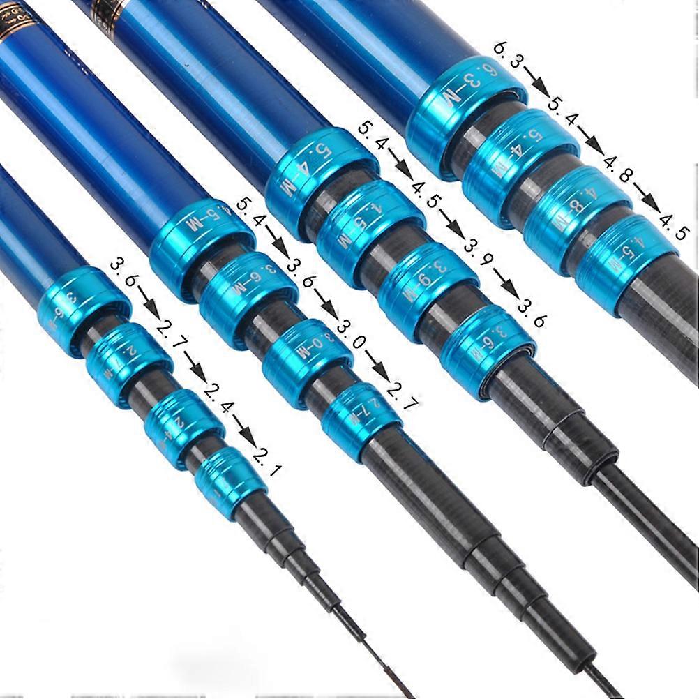 Lightweight Ultra Short Carbon Fishing Rod with Comfortable Grip for Multi Function Use in Rivers and Lakes