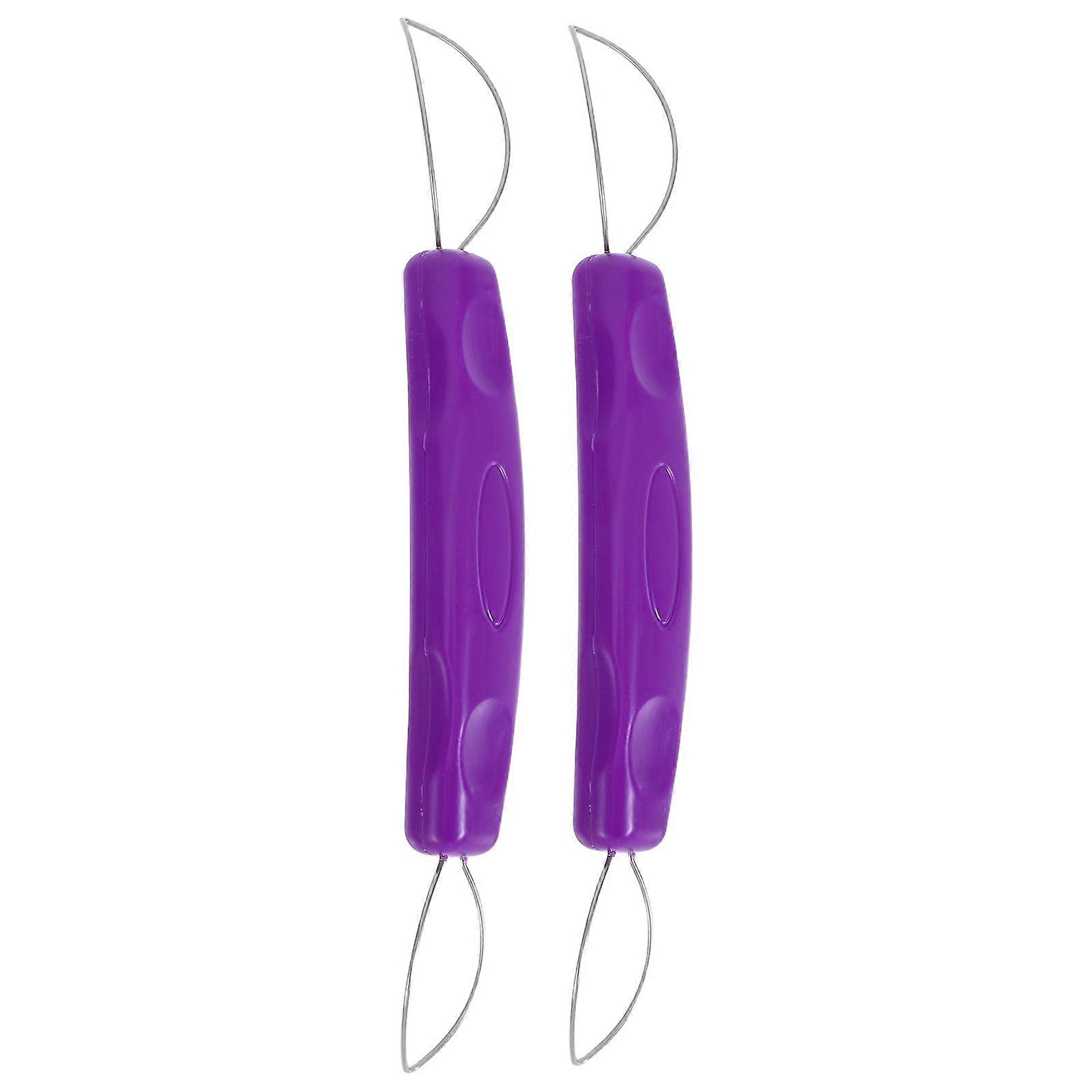 Convenient Grape Skin with Fine Craftsmanship for Kitchen Use Portable Stainless Steel and ABS Purple