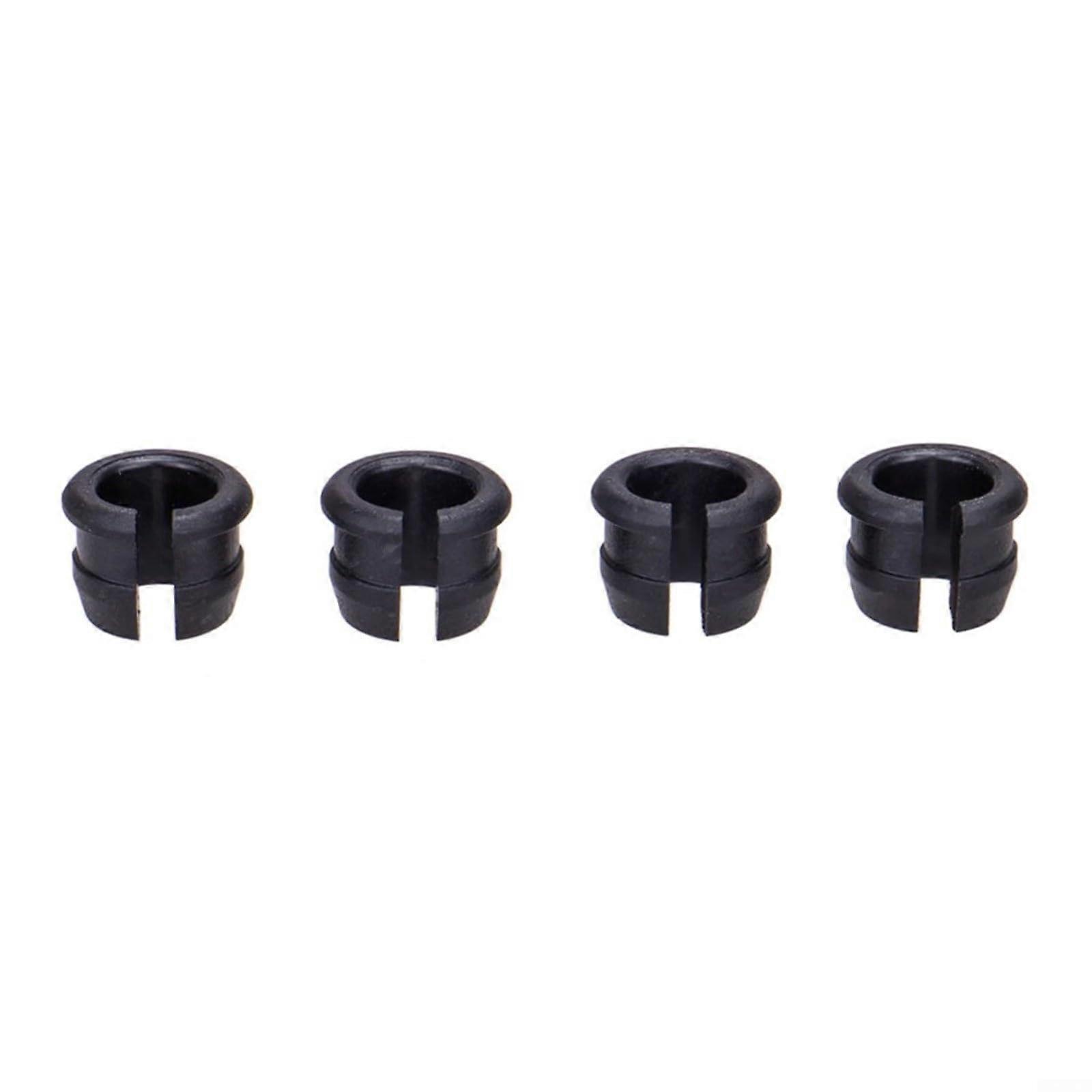 Bicycle Valve Hole Adapter Reducer Sleeve - 4 Pieces AV to FV Presta-to-Schrader Gas Nozzle Conversion Kit