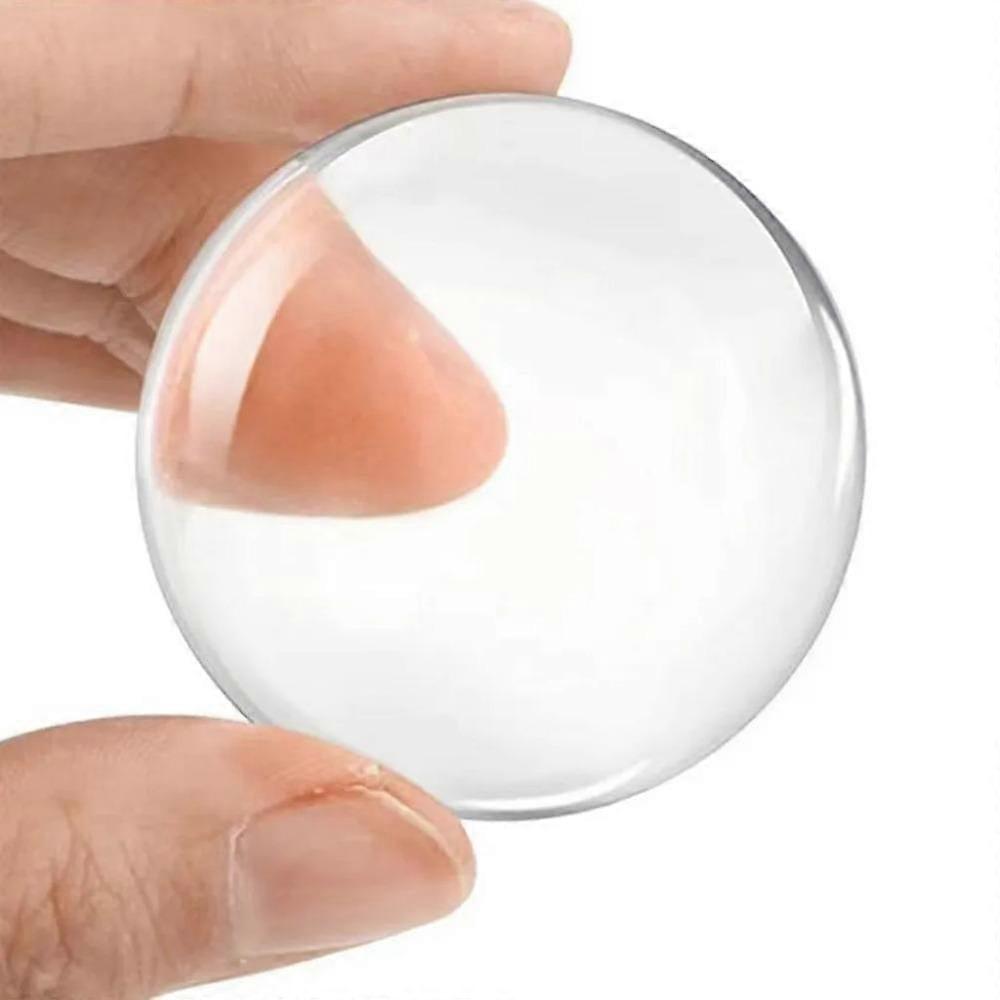 Door Knob Wall Shield Transparent Soft Silicone Wall Protector Self Adhesive Door Handle Non-slip Round Doors Stop Muffle