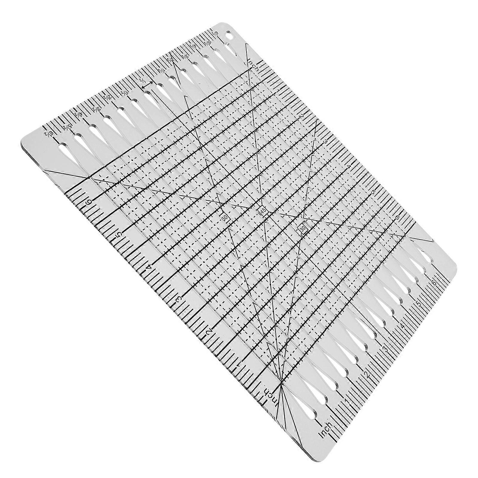 Transparent Quilting Ruler for Sewing Fabric Cutting High Precision DIY Template Tool