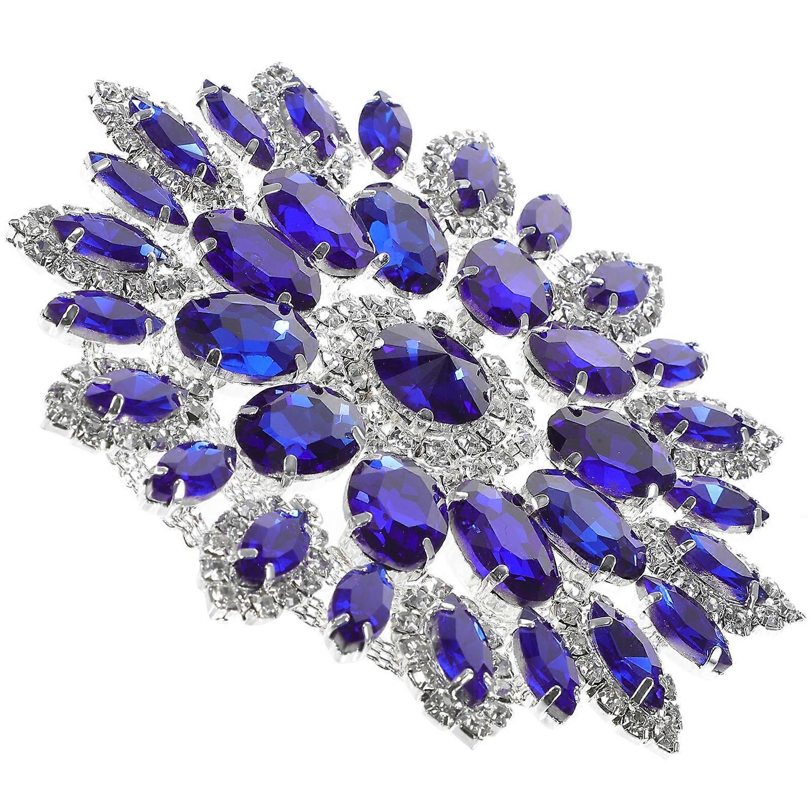 Rhinestone Clothing Applique Patch DIY Brooch Patch Creative Shape 10.80X10.80X1.00CM DIY Decor 1Pack