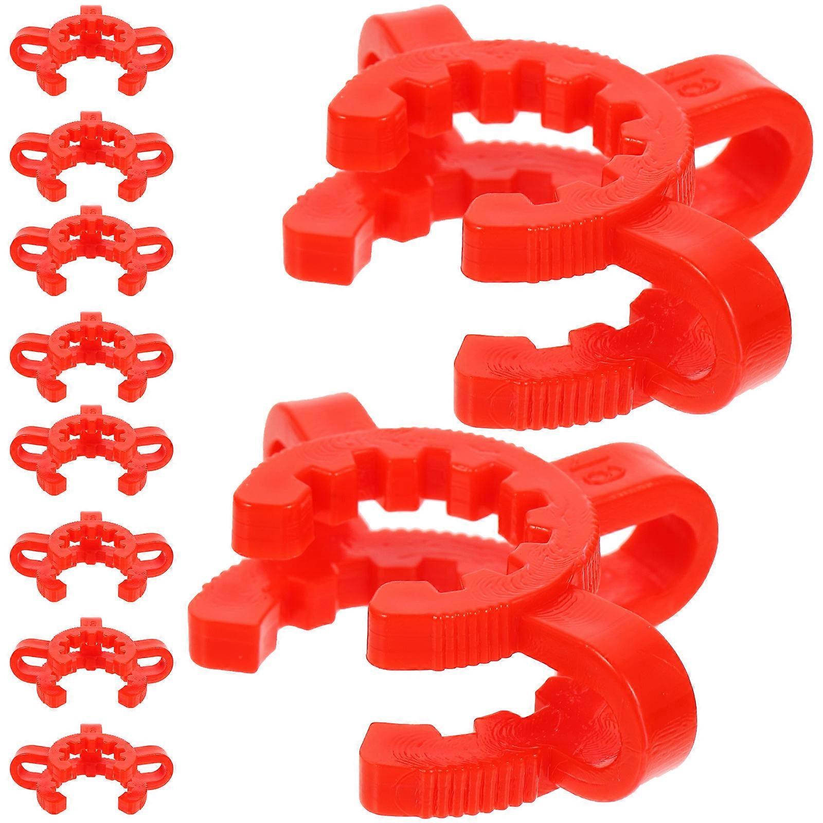 10 Pcs Dark Blue Keck Clamp Interruptions Prevention Device For Researchers And Students In Laboratory Equipment Set-ups