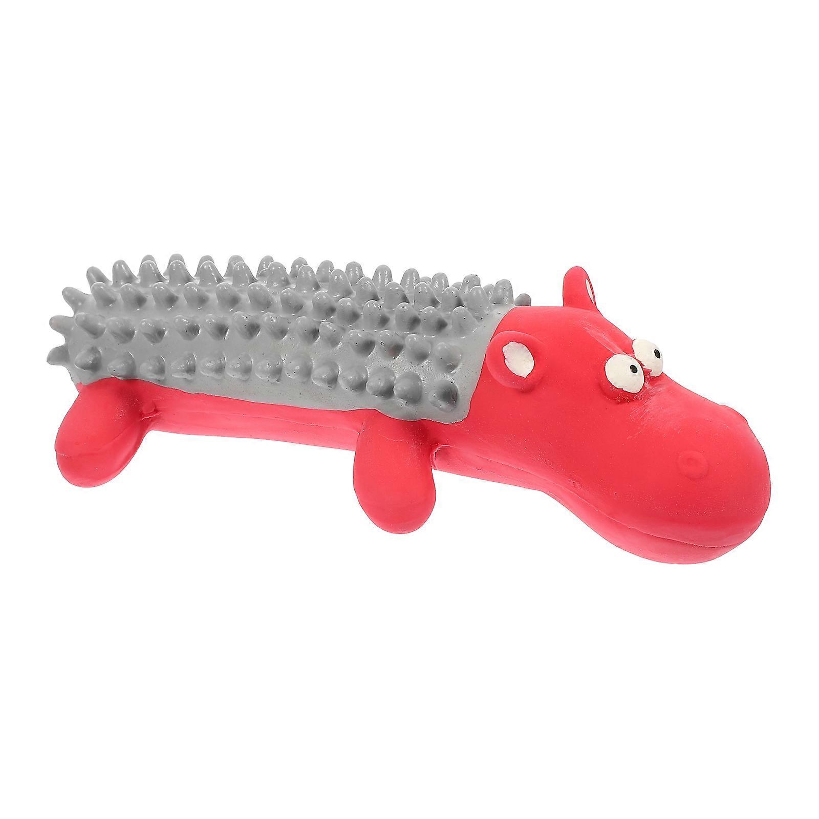 Latex Dog Chew Toy for Medium and Large Dogs Red Color Wear-resistant and Safe for Pet Use 1 Piece