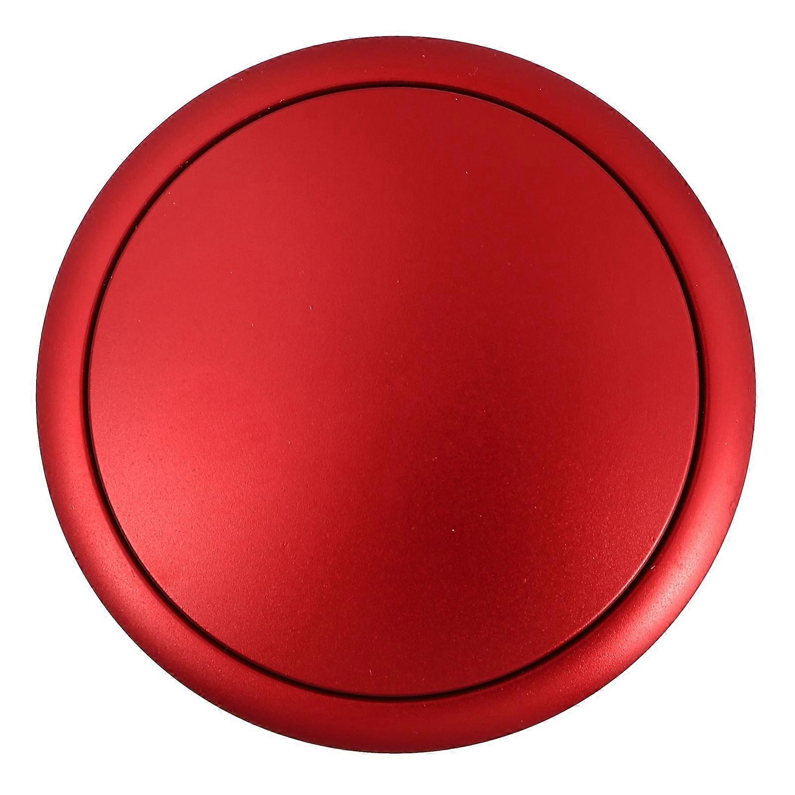 Car Aromatherapy Essential Oil Diffuser Car Air Freshener Relaxing Atmosphere 6X6cm Red Aluminum Alloy Reusable 1Set