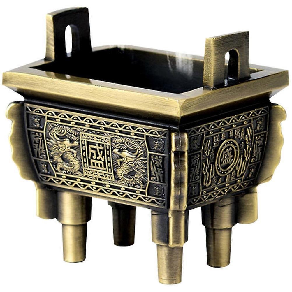 Stick Holder 1Pc Retro Incense Burner Suitable For Yoga Room 5.20X5.00X3.90cm Made Of Zinc Alloy Material