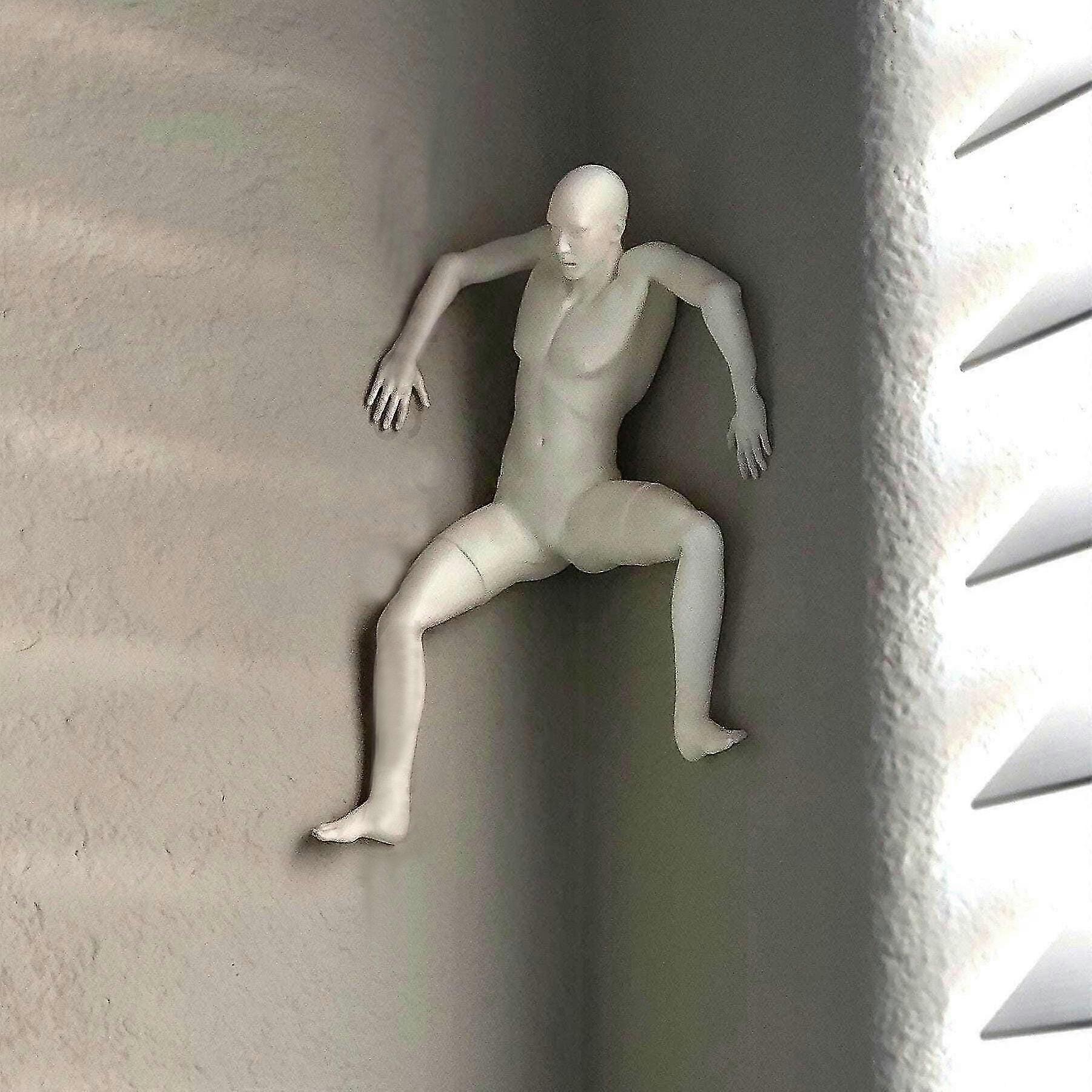 Unique Climber Sculpture Wall Decor
