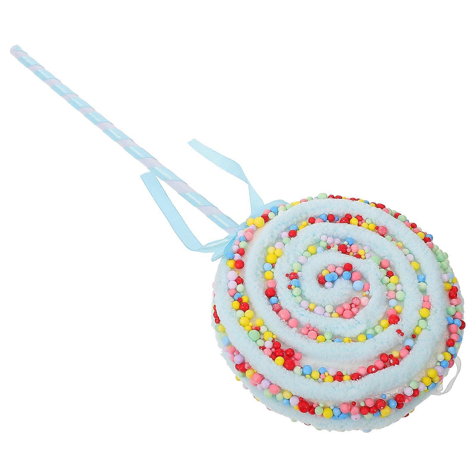 Large Fake Lollipop Decoration 2pcs Simulation Giant Lollipop Props for Party and Festival