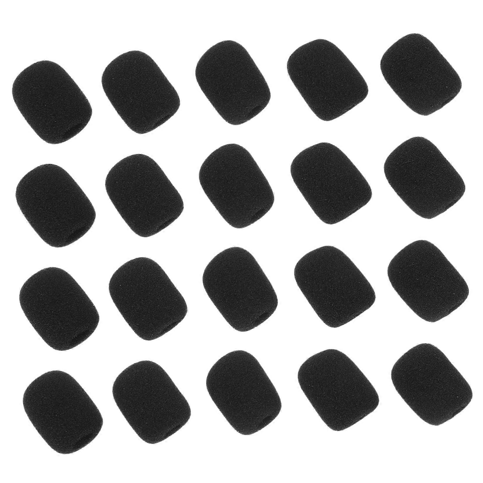 20 pieces microphone covers for stage microphones, windproof microphone accessories for noise reduction and audio quality improvement. Ref: 8273