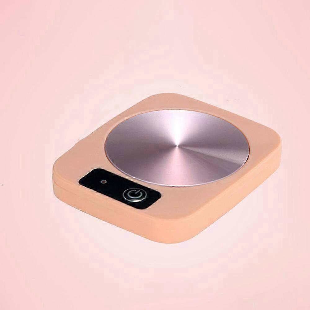 USB Powered Pink Temperature Control Drink Coaster - Smart Beverage Warmer & Cooler for Coffee, Tea & Drinks