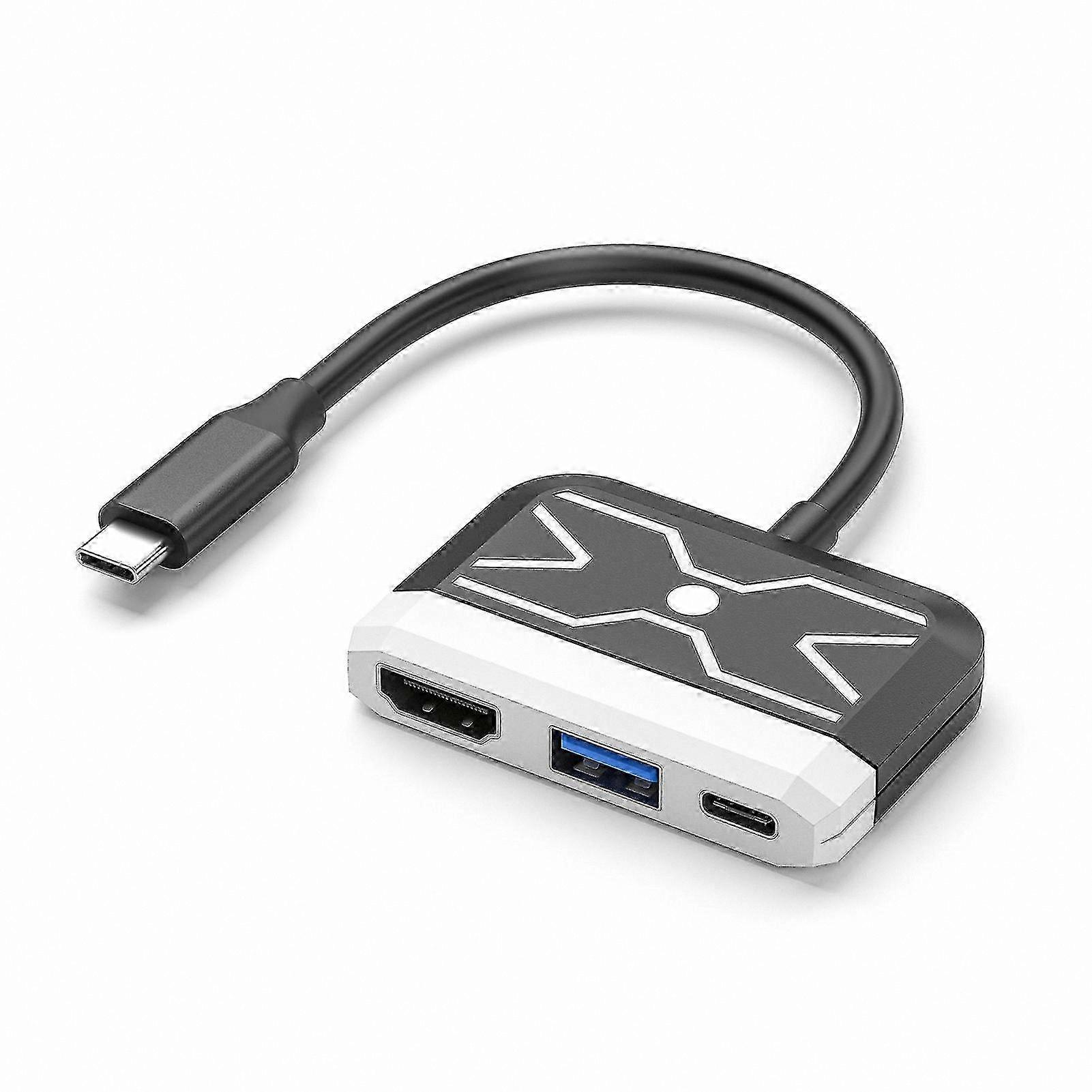 Multifunctional Docking Station Type-C to 4K/60Hz HDMI-compatible USB3.0 PD100W 3-in-1 Hub Plug And Play High Speed Data Transfer Multi-Port Adapter