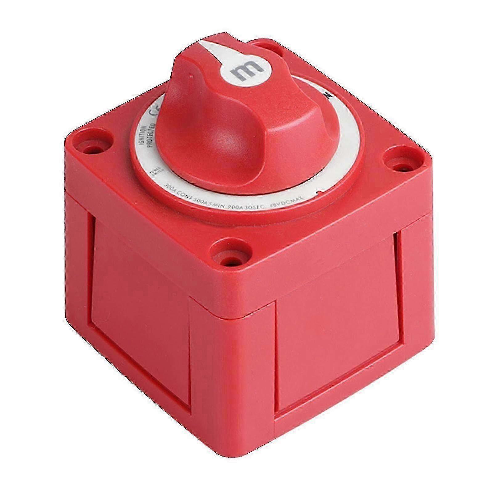 6006 Marine Battery Switch On/Off - 4 Position Control Knob for 2024 Walkbee M Series Boats & Marine Applications
