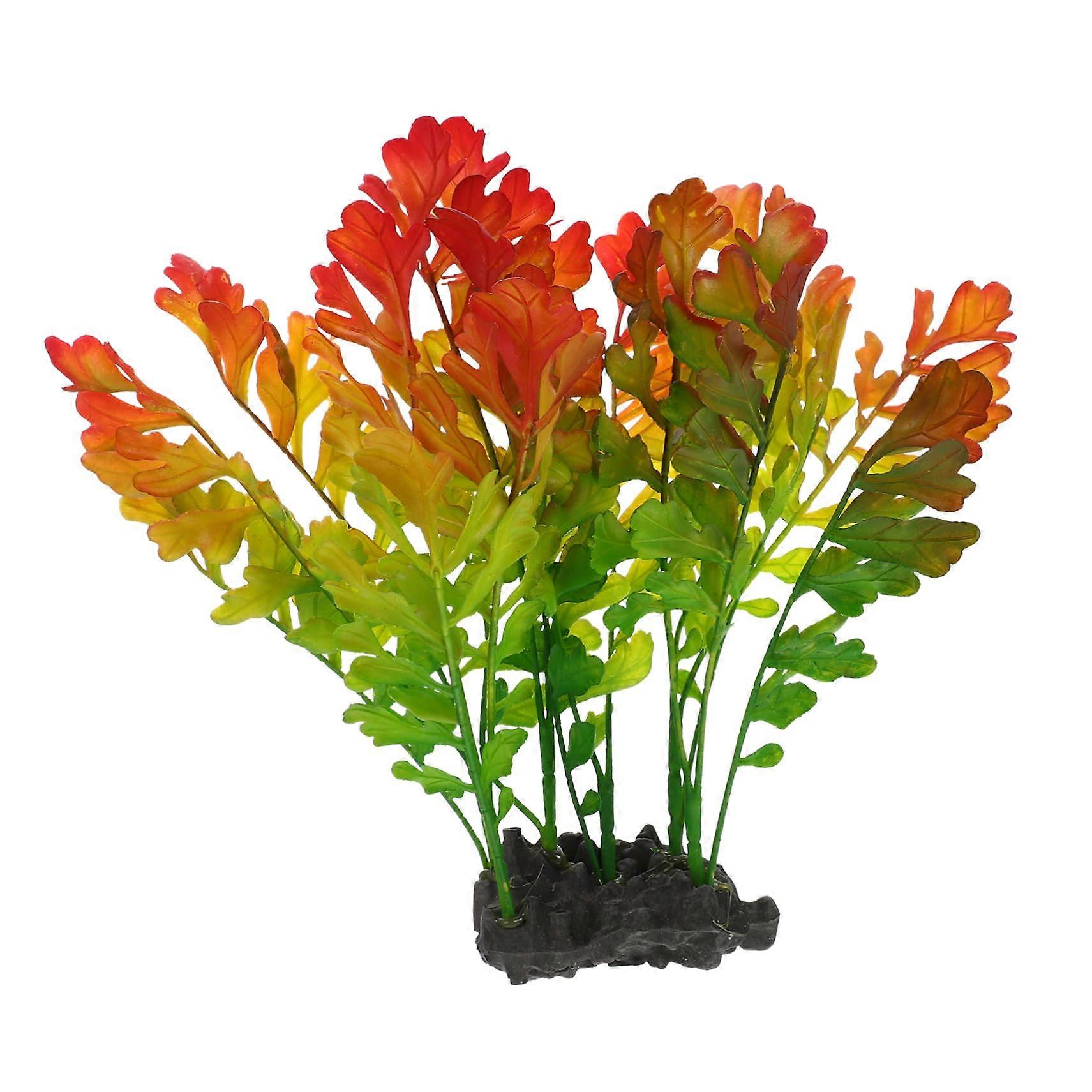 Artificial Aquarium Plant with Roots for Fish Tanks, Realistic Water Simulation Decoration, Ideal for Hiding Spots and Natural Look