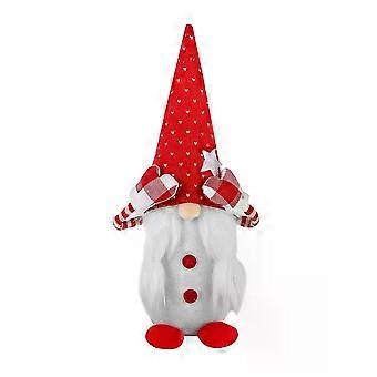 Weihnachtself Gnom Puppen Klassische gesichtslose Zwerge Plüsch Gnom Puppen Weihnachtsdekorationen Schöne Geschenke Anhänger zur Dekoration