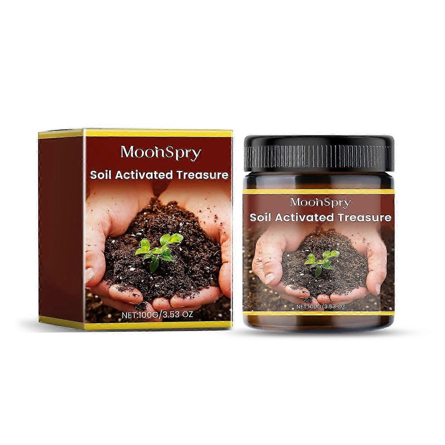 Soil Activator,Soil Activated Treasure | Organic Fertilized Soil Nutrition 100g, Soil Activated Plan