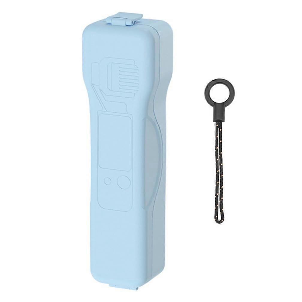 DJI OSMO Pocket 3 Waterproof Case, Storage Box with Soft Damping Pad  Filter Space for Camera, AllRound Protection, Dustproof Case, Blue, Casual